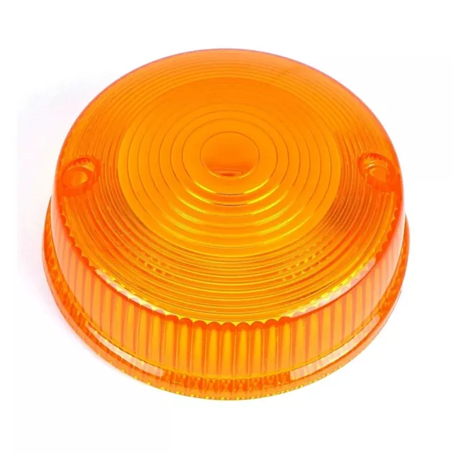 Amber Turn Signal Lens For Kawasaki Z1, KZ, H1, H2, S1  23048-012 / 23048-1024