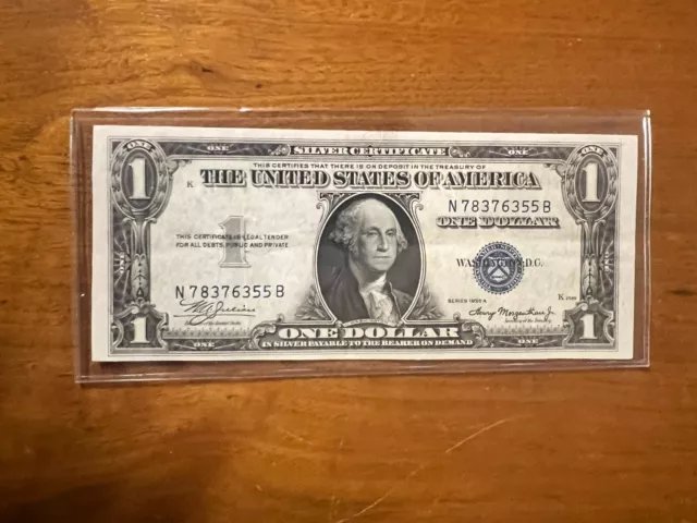 1935A series $1  currency  Silver Certificate   N B  Block  1935 A    RARE  RARE