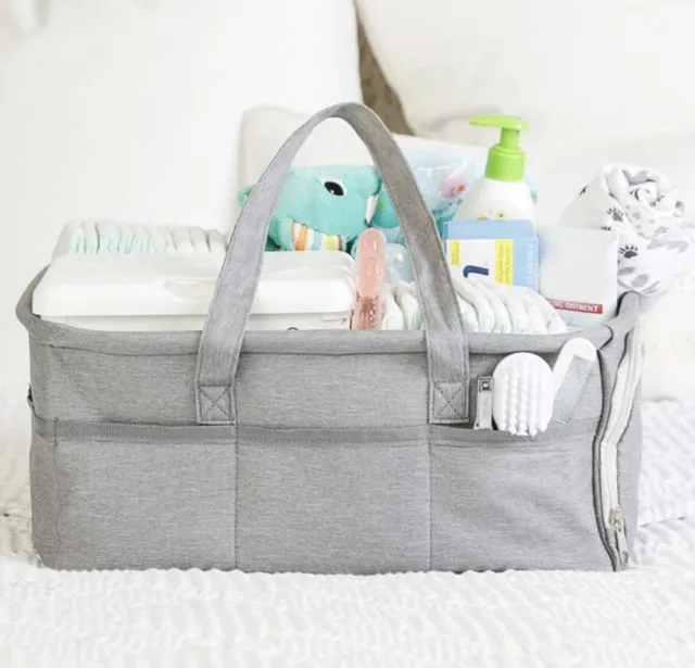 Kids N' Such Portable Baby Diaper Caddy Organizer W/Handles For Nursery & Car