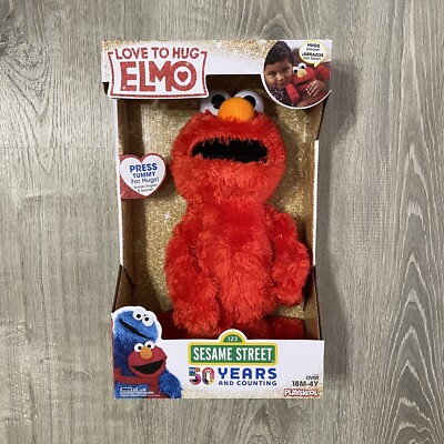 sesame street love to hug elmo plush toy