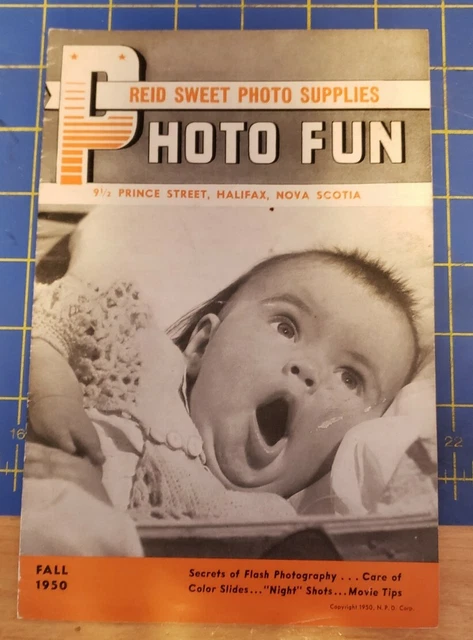 Reid Sweet Photo Supplies Photo Fun Fall 1950 Halifax Nova Scotia Canada