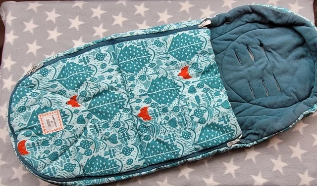 Mamas and & Papas Donna Wilson Fox Footmuff Cosytoes Sleeping Bag Cold Weather