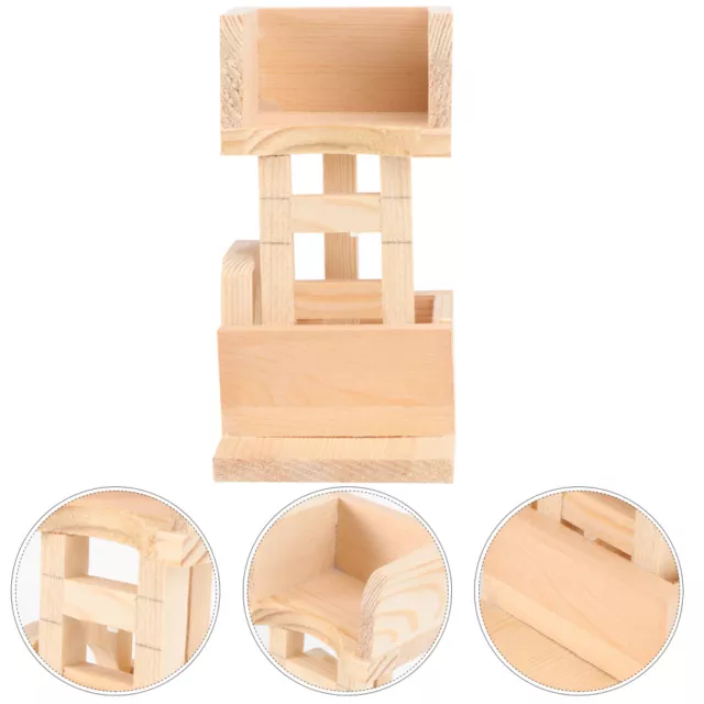 En Bois Tour De Guet Des Hamsters Jouets Pour Petits Animaux Animal Compagnie