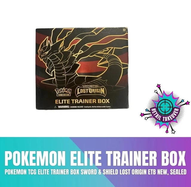 POKEMON TCG ELITE Trainer Box Sword & Shield Lost Origin ETB New ...