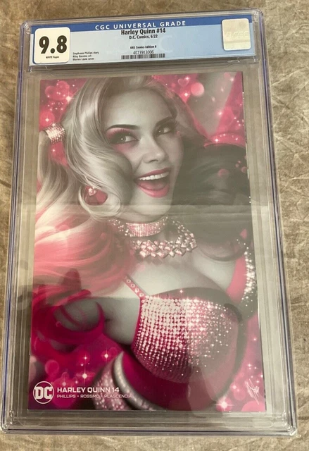 DC Harley Quinn 14 CGC 9.8 Warren Louw Minimal Trade / KRS Exclusive Virgin B