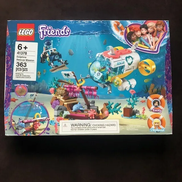 LEGO Friends 41378 Dolphins Rescue Mission new retired set 363 pieces ages 6+