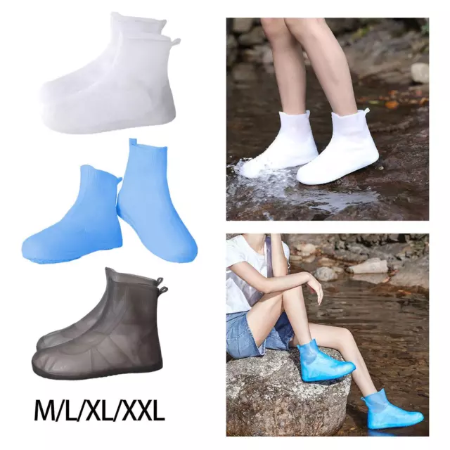 Bottes de pluie pour adultes et enfants couvrant les bottes de neige 1 paire