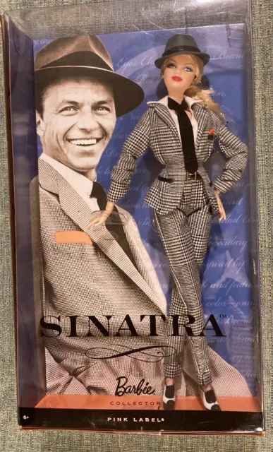 Frank Sinatra Barbie Collector Doll Pink Label 2011 Mattel