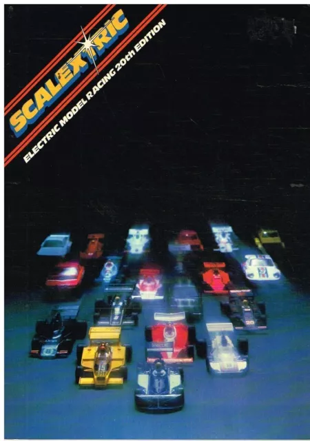 SCALEXTRIC ELECTRIC SLOT CAR RACING 20th EDITION 1979 PRODUCT RANGE CATALOGUE
