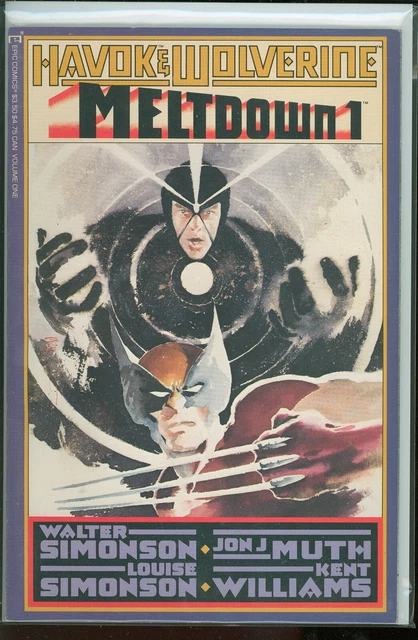 Havok & Wolverine: Meltdown #1 VF/NM 9.0 PRESTIGE FORMAT MARVEL COMICS
