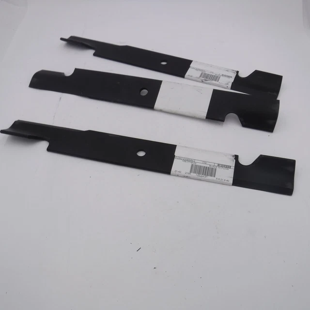 3 pck OEM Toro Exmark 105-7718-03, High flow Mower Blades 20 1/2" Black