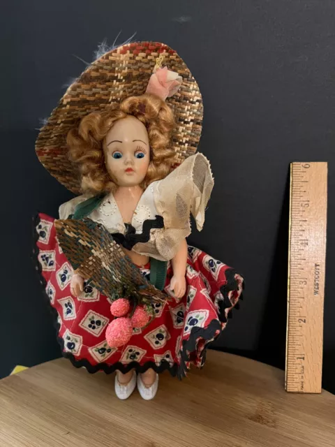 Vintage Girl Doll with closing eyes.