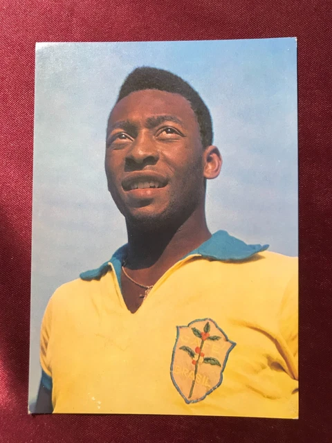 Autogrammkarte PELÉ-Brasilien-MEXICO WM 1970-Bergmann SB Nr.32-Pele-AK
