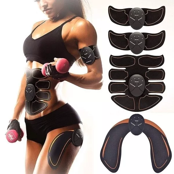 Ultimate EMS AB & Arms Muscle Simulator ABS Training Home  Abdominal Trainer Set