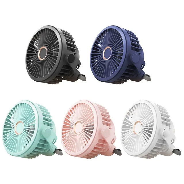 5000/10000mAh 4 engranajes ventilador de techo de carga USB para oficina hogar cama