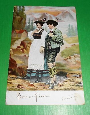 ? Cartolina Costumi Alto Adige 1910 ca. 