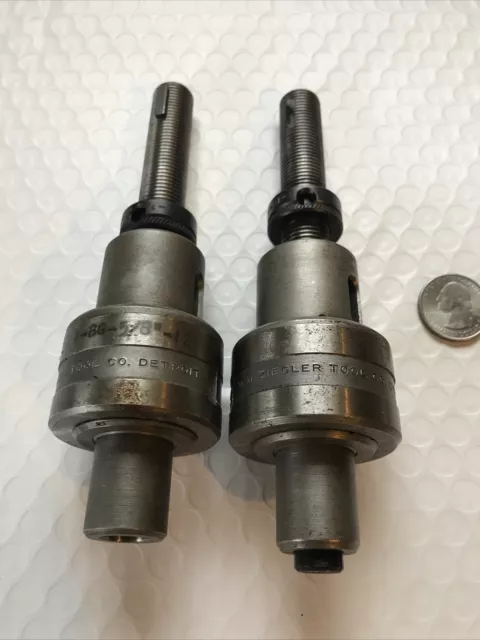 WM Ziegler Floating Tool Holder  Qty 2.  5/8” Shank 1-BG-5/8” -12