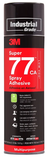 3M Super 77 Multipurpose Permanent Spray Adhesive Glue
