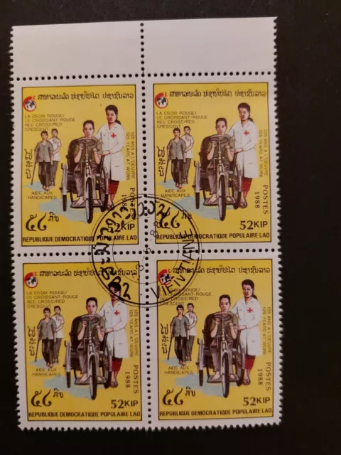 Stamps Lao 1988.