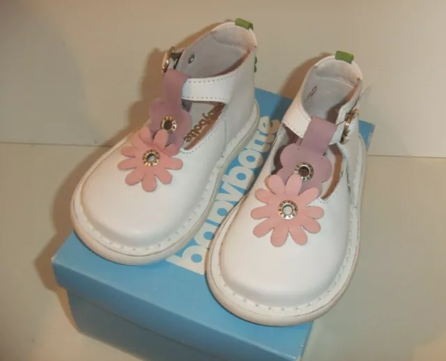 Babybotte Chaussures Montantes En Cuir Pointure Eu 23 -  Uk 6 - Us 6,5 Blanc