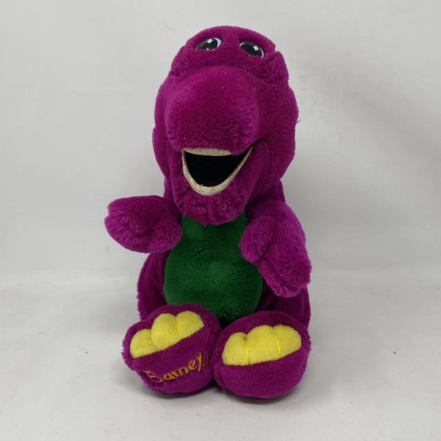 VINTAGE 1992 LYONS Group Dakin Barney The Purple Dinosaur Plush £10.64