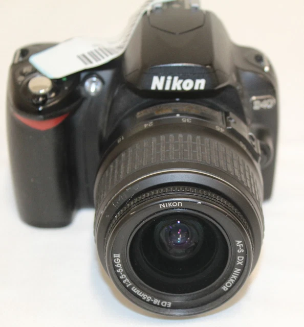 Nikon D40 6.1MP Digital SLR Camera Blk (Kit w/ AF-S DX 18-55mm Lens) USED AS IS