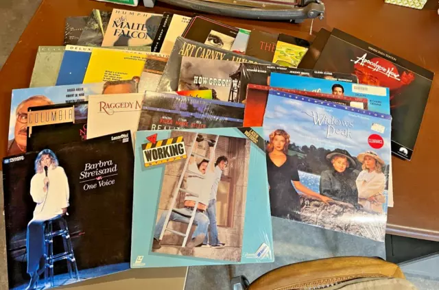 LaserDiscs: Pick 10 for $60 + $15 shipping: Apocalypse Now,Chinatown,Streisand++