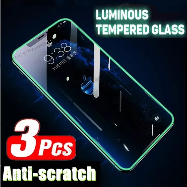 Teléfono Película Luminoso Protectores de Pantalla Lente Crista <