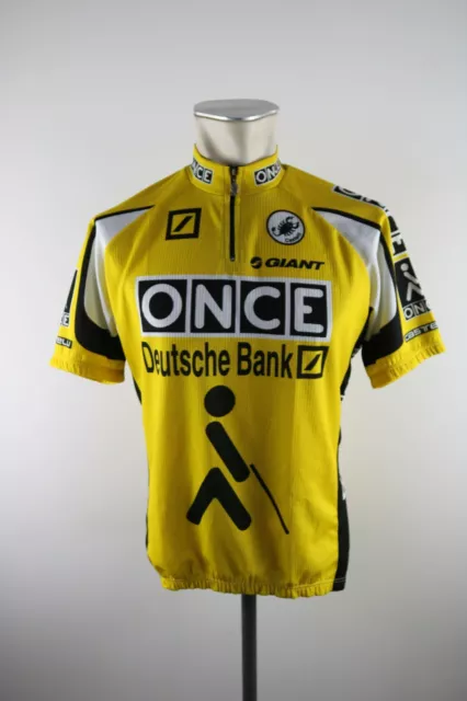Once Castelli Deutsche Bank Rad Trikot Gr. L BW 55cm Bike cycling Shirt PZ4