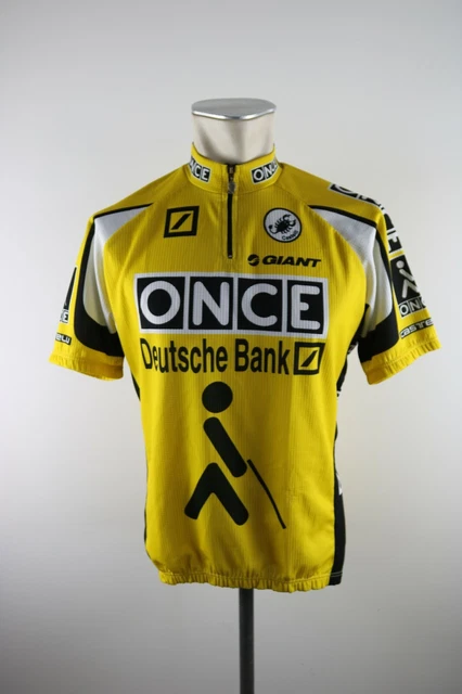 Once Castelli Deutsche Bank Rad Trikot Gr. L BW 55cm Bike cycling Shirt PZ4