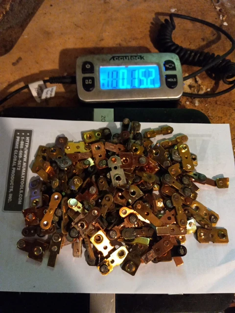 scrap silver electrical contacts