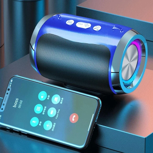 Curated visual reference: Intelligent Outdoor Speakers Reference: Portable Cool Intelligent Voice Bluetooth Speaker Outdoor Speaker Gx