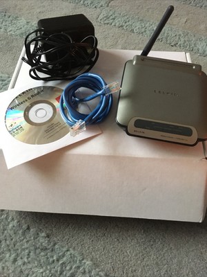 Belkin Sans Fil Câble/DSL f5d7230-4 Gateway Router 802.11b 11 Mbps 2.4ghz T86 