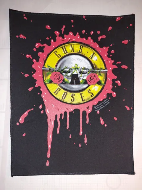 Guns n Roses Backpatch Rückenaufnäher Aufnäher Unbenutzt Vintage Siebdruck kutte