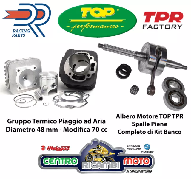 Kit Gruppo Termico DR 70 Albero TOP TPR PIAGGIO ZIP FAST RIDER RST 50 1996 1997