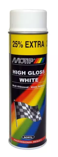 Peinture auto universelle blanc M04004, 500ml - Motip