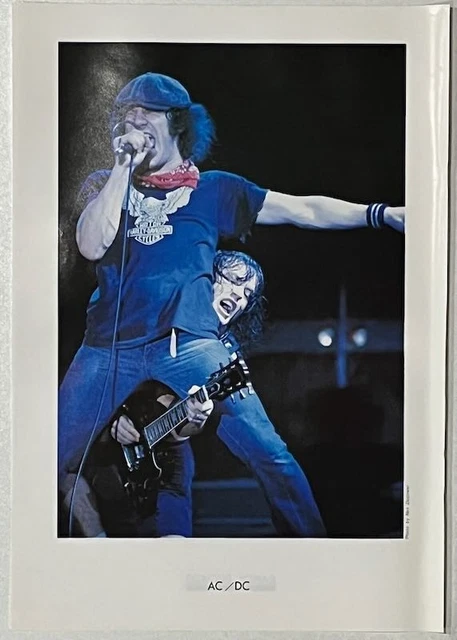 RANDY RHOADS AC/DC Angus Young Brian Johnson 1982 Clipping Japan Pl 5M ...