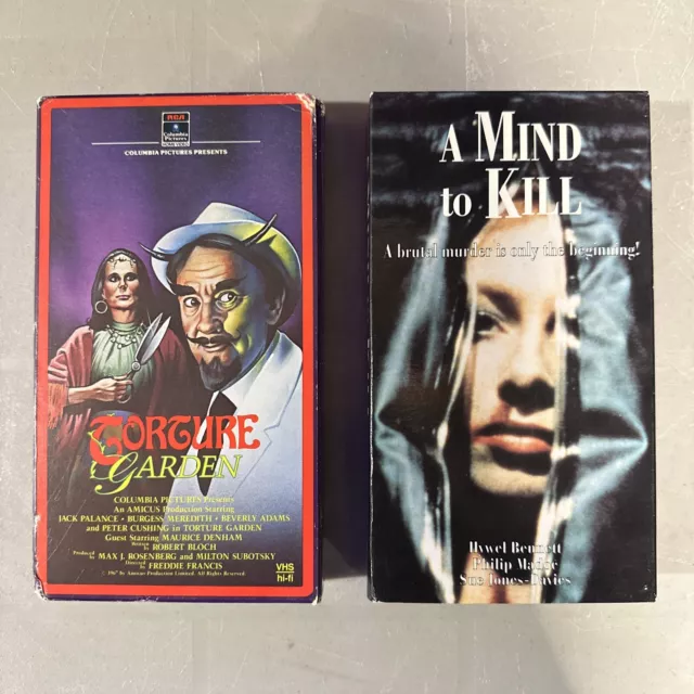 Horror VHS Movies A Mind To Kill - Torture Garden