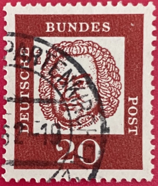 🇩🇪 BRD Bund Michel Nr. 352x Gestempelt (1961) Bedeutende Deutsche