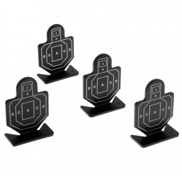 Lot De 4 Cibles Acier Pour Lance-pierre, Fronde, Catapulte, Airgun - WoSport
