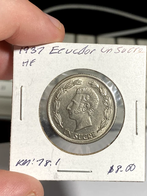 1937 Ecuador 1 Sucre