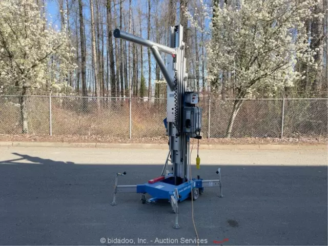 2015 Genie AWP-25S Electric 25' Mast Lift Portable Aerial Work Platform bidadoo