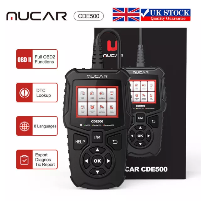 MUCAR CDE500 Engine Fault OBD2 Scanner EOBD Code Reader Car Diagnostic Scan Tool