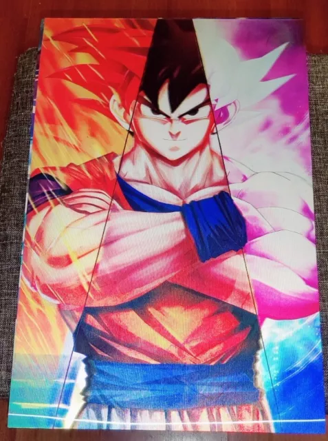 Goku,Vegeta -3D Lenticular Effect- Anime Dragon Ball Z Poster, 2