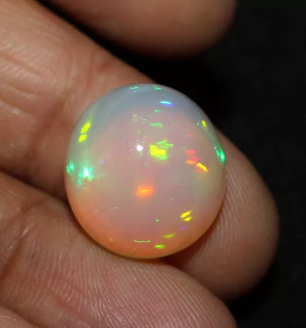 Big opal gemstone welo fire natural Ethiopian oval opal loose gemstone 15.40 Cts 3