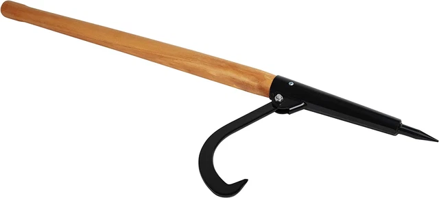 Log Peavy - 49 Inch Wood Peavey Logging Tool Log Roller Tool Carbon Steel Loggin