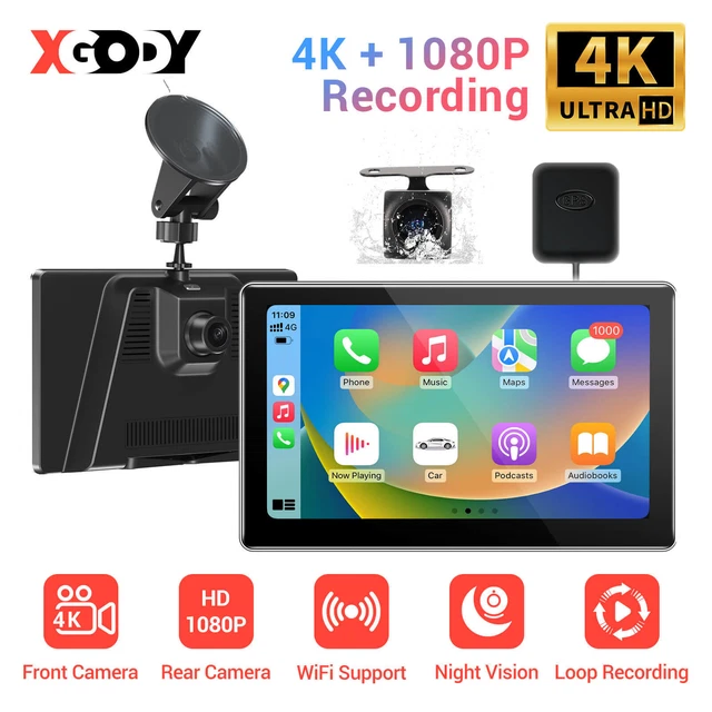 4K 1080P FUL l HD DashCam Autokamera KFZ DVR Recorder Vorne Nachtsicht ...