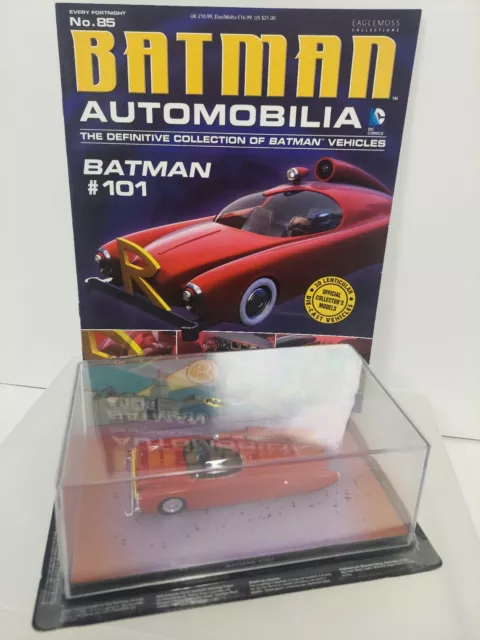 Eaglemoss Automobilia Batman #101 Issue 85 & Magazine Carded