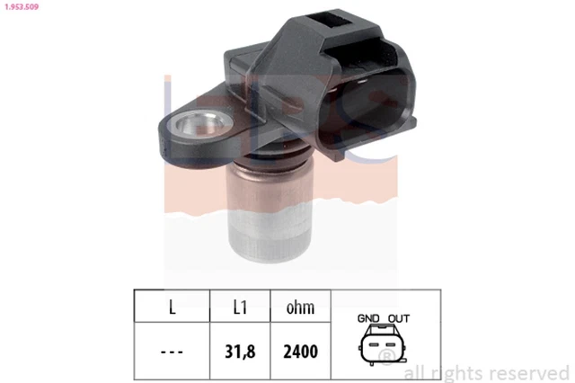 Kurbelwellensensor Impulsgeber Made in Italy - OE Equivalent EPS 1.953.509 für 4