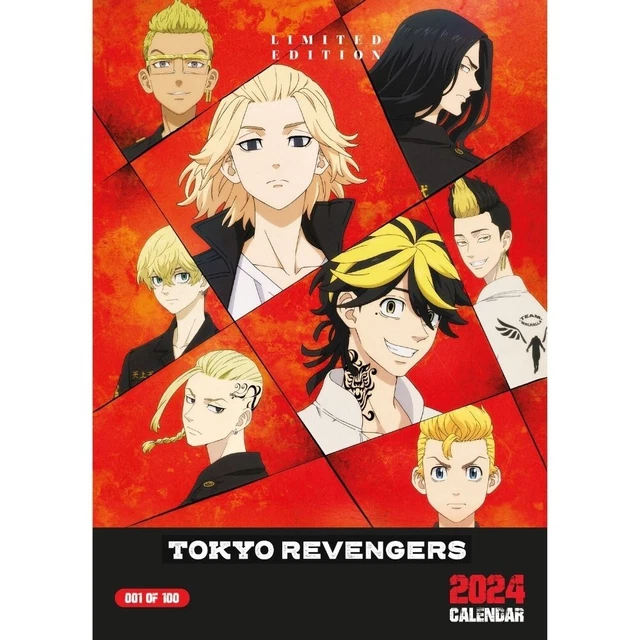 2024 CALENDAR TOKYO Revengers Limited Edition 150 A3 Calendar with